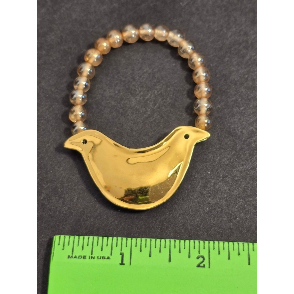 Carlton Ridge of Louisville Vintage Bird Brooch Handcrafted Gold Plated Jewelry - Picture 6 of 11